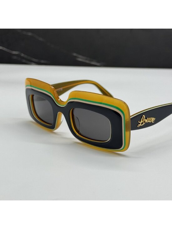 Loewe LW40139U 20A Square Multicolor Unisex Sunglasses NEW main image 4